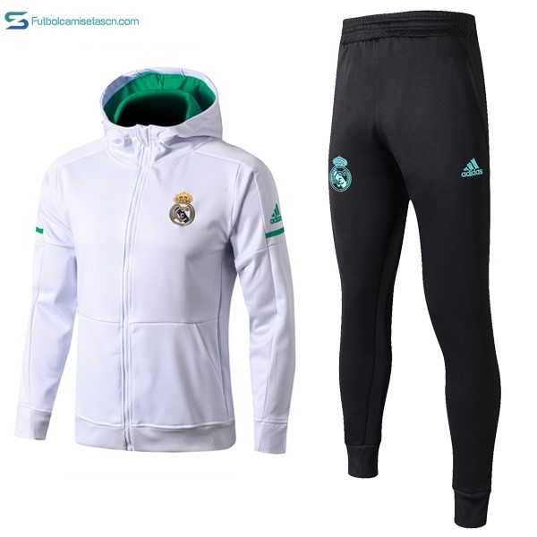 Chandal Real Madrid 2017/18 Verde Blanco Negro